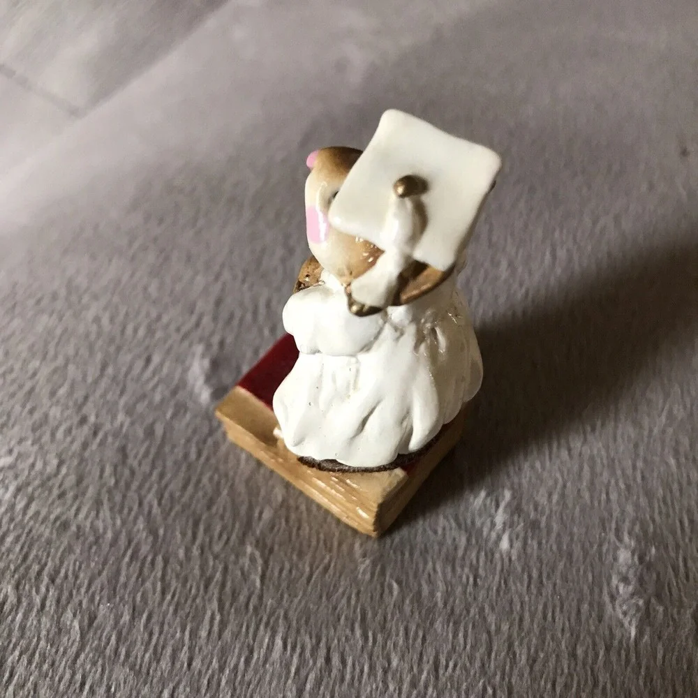 Vintage Wee Forest Folk M-161 Graduation Day Retired 1989 Petersen EUC